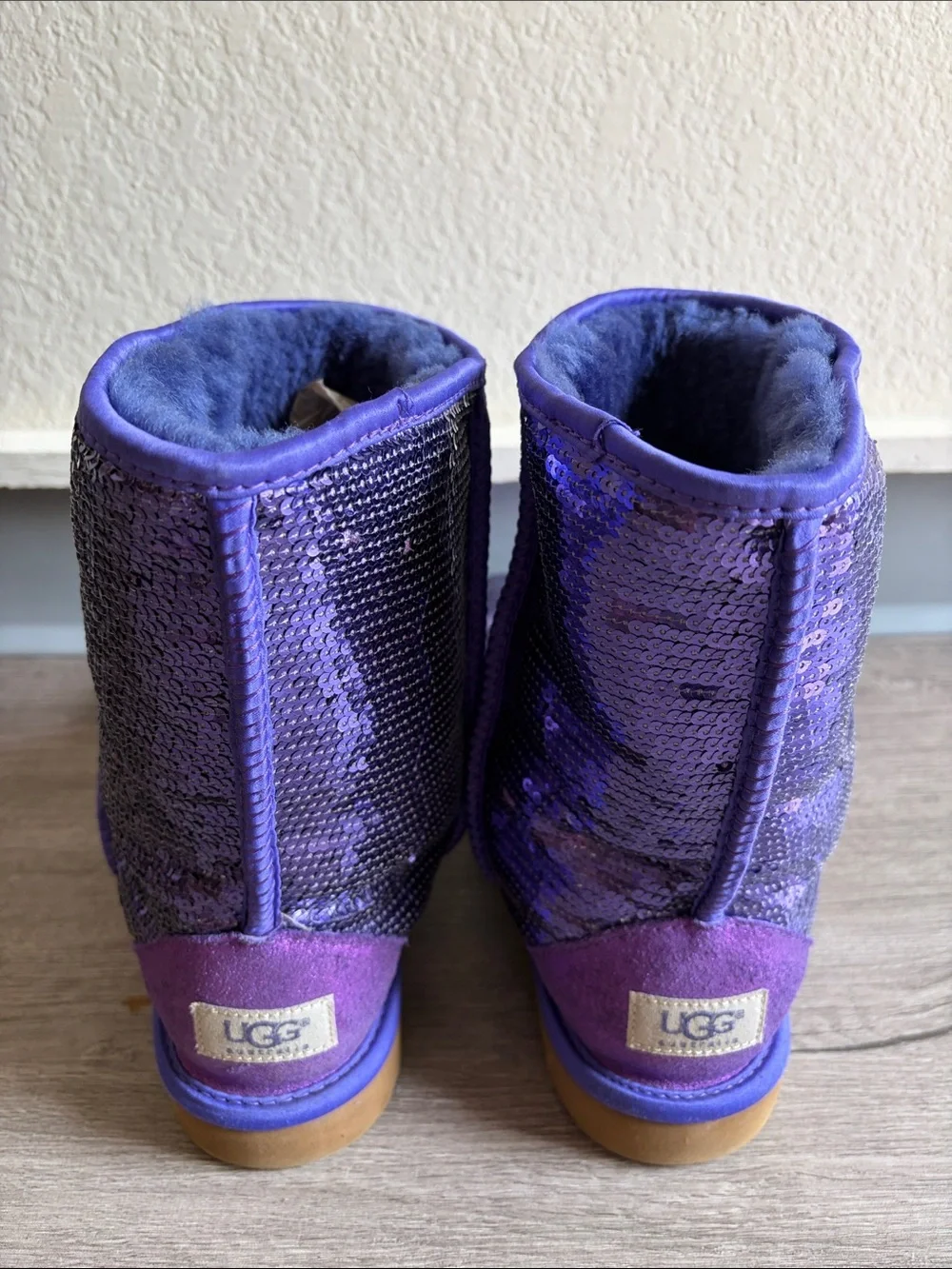 UGG Purple Plush Lined Boots
